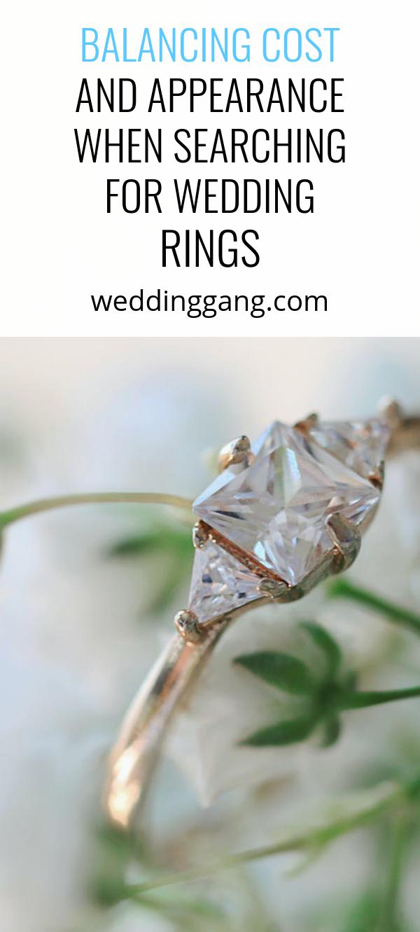 Balancing Cost and Appearance When Searching for Wedding Rings
